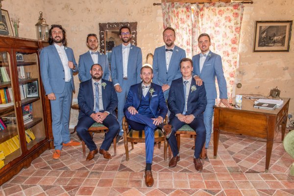mariage Nicolas et ses garçons d’honneur